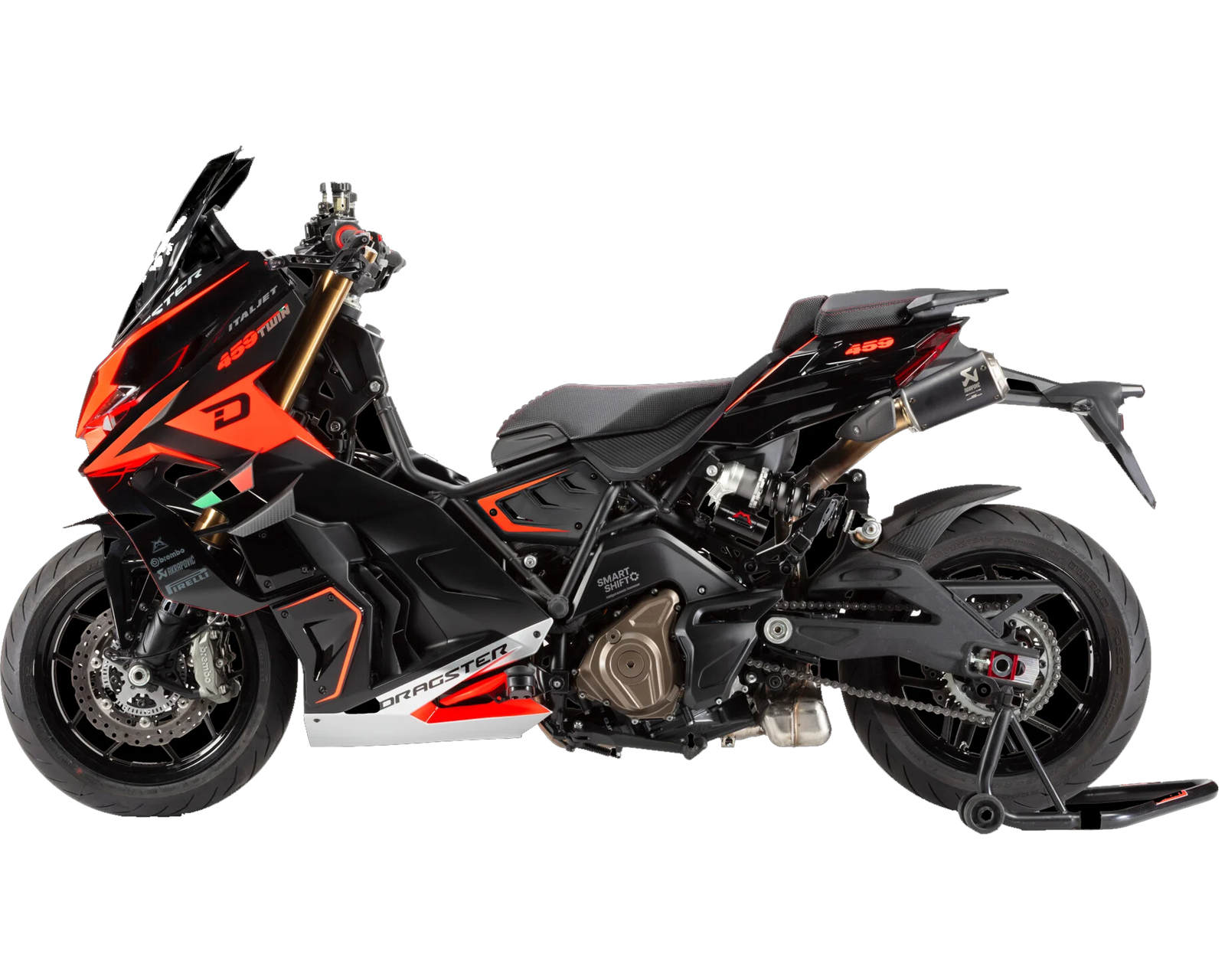 Italjet Dragster 459 Twin, Orange/Black