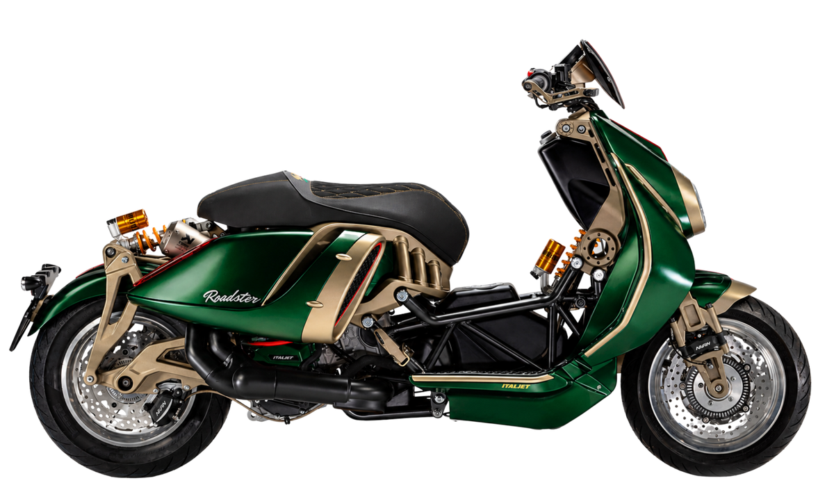 Italjet Roadster 400, British Racing Green