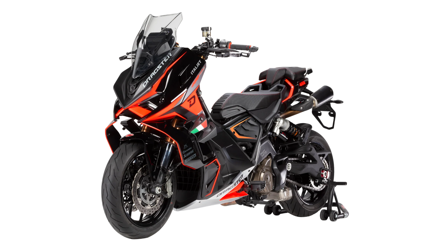 Italjet Dragster 459 Twin, Orange / Black
