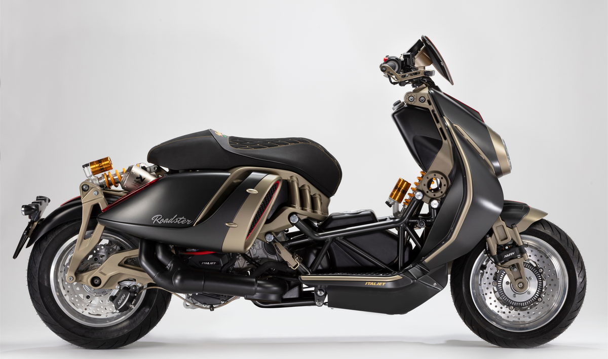 Italjet Roadster 400, side profile