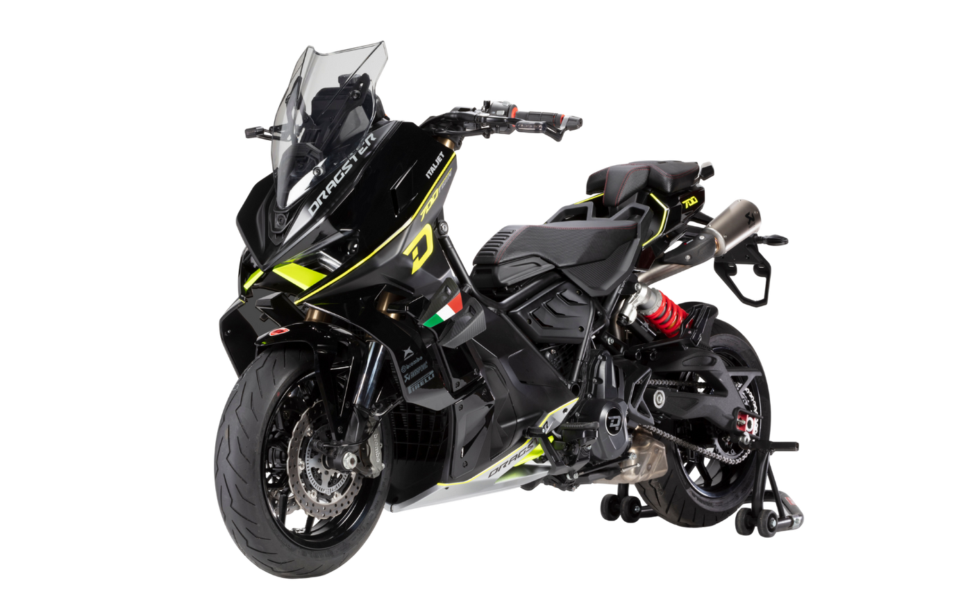 Italjet Dragster 700 Twin, Black/Yellow
